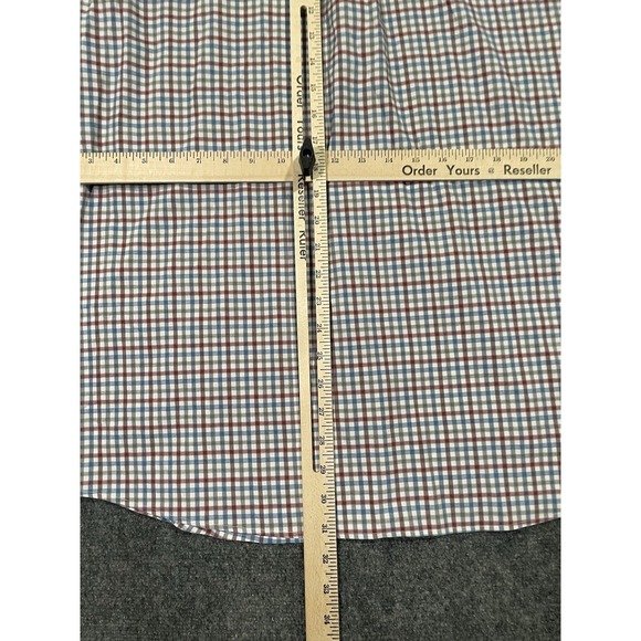 Johnnie O Shirt Mens Xxl Prepformance Plaid Button Up Casual Comfort Work - Picture 5 of 7